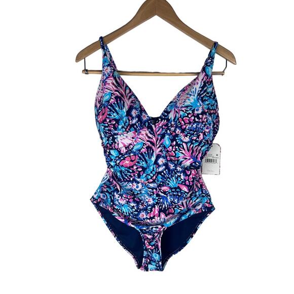 Stella Parker Women's One Piece Swimsuit Style KL4TU08 Size M $108 NEW WITH TAG - Picture 1 of 8